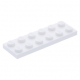 LEGO lapos elem 2x6, fehér (3795)